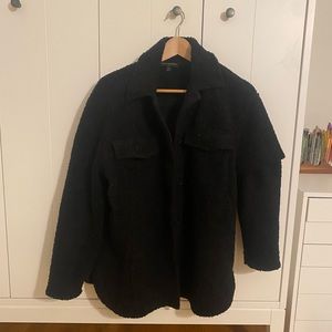 banana republic sherpa jacket, size medium
